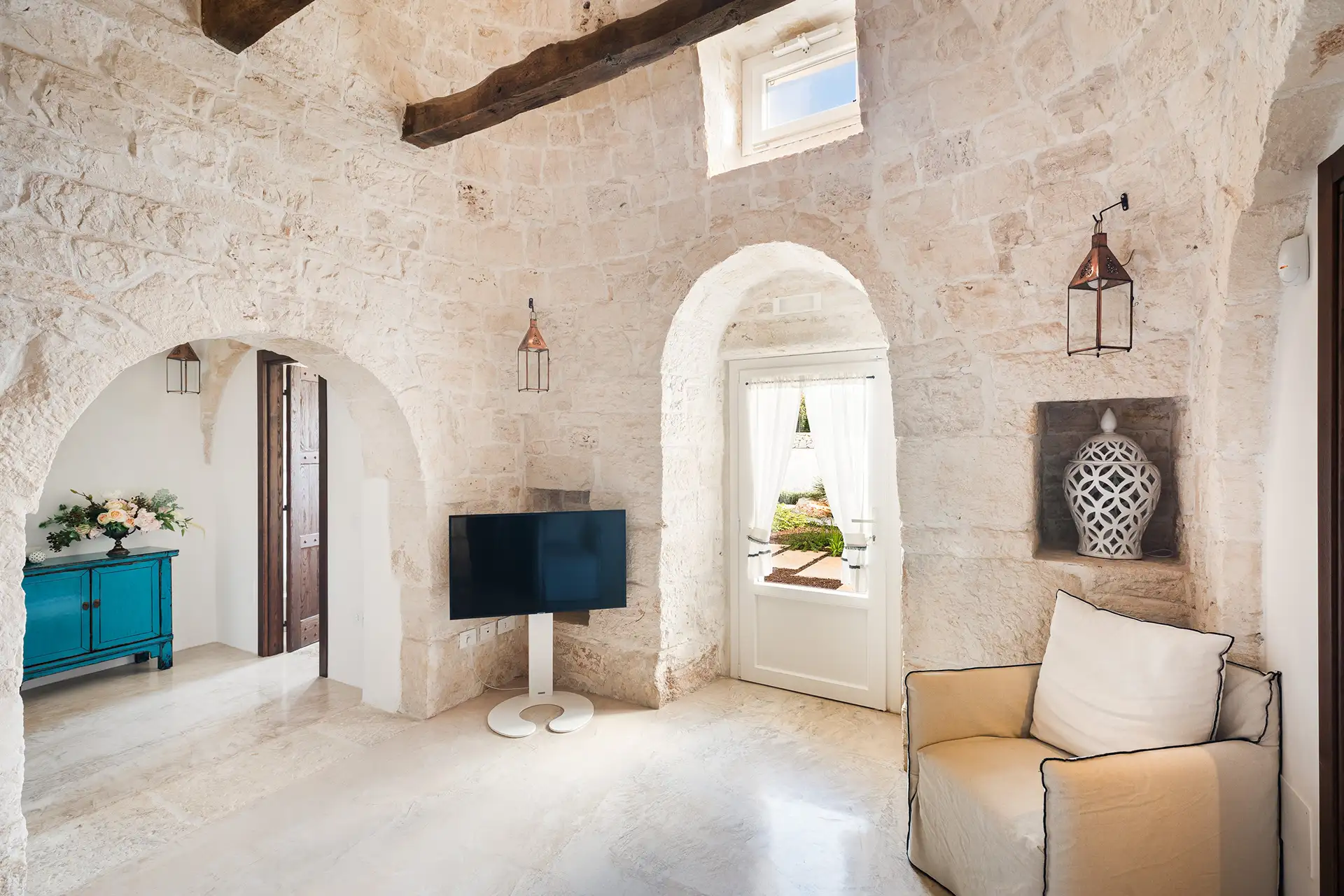 Trullo 1: Living room