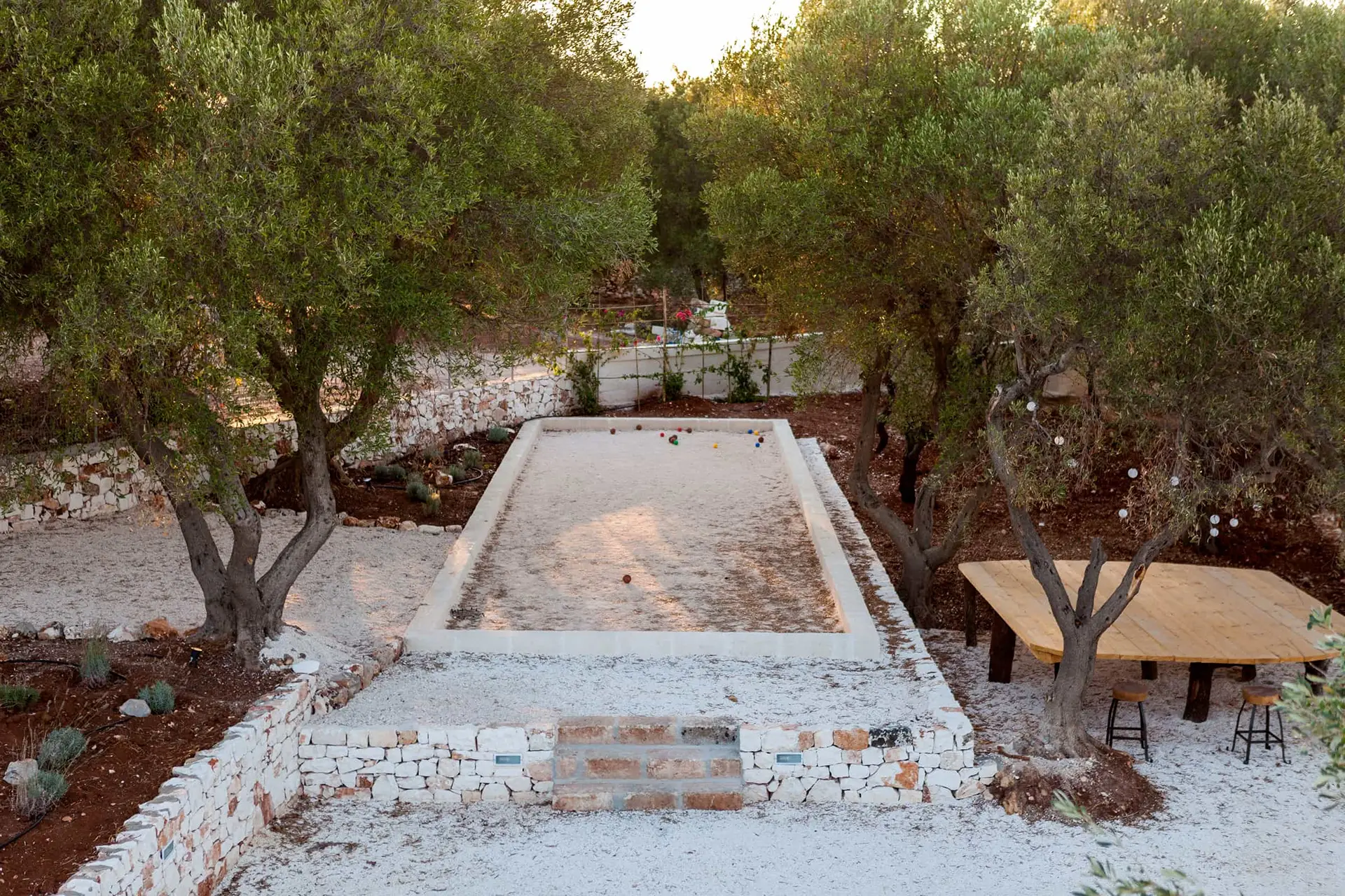 Campo da bocce privato